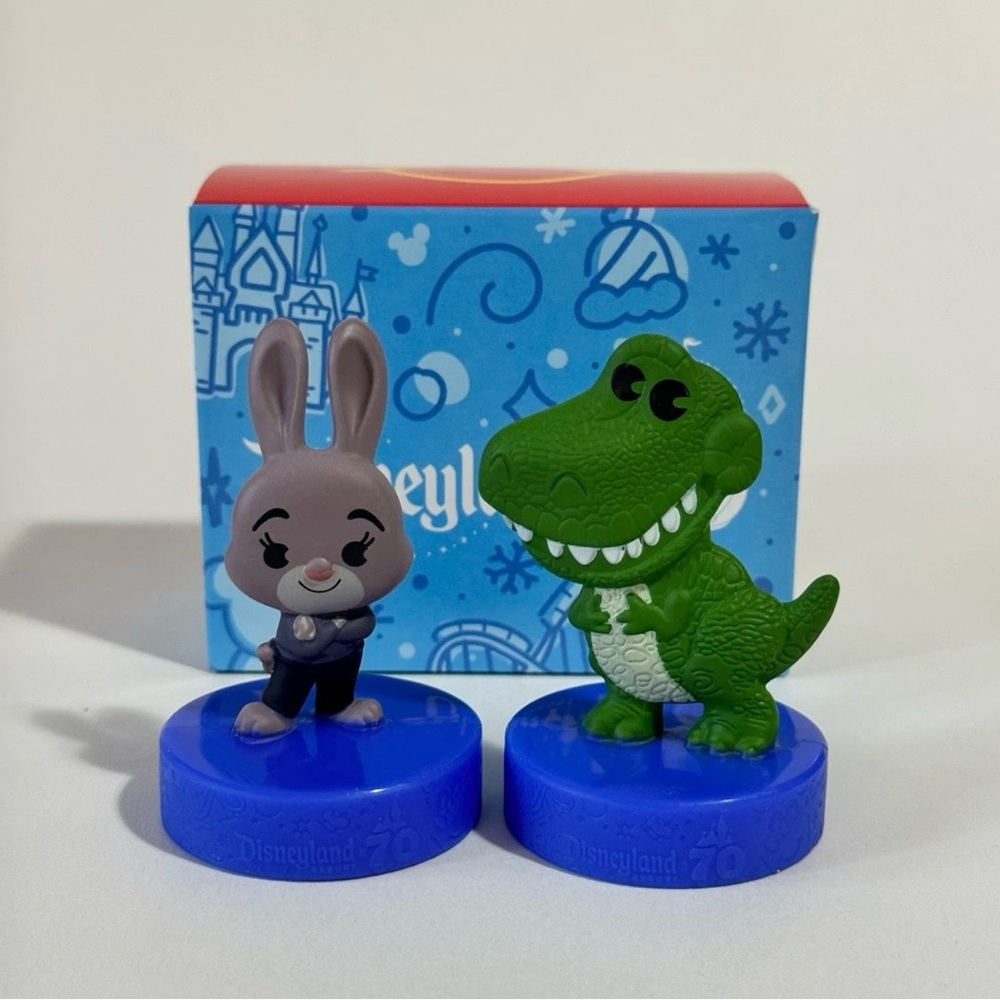 2025 McDonald’s Disneyland 70th Anniversary Happy Meal Toys - Judy Hopp and Rex